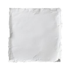 Fototapeta premium A white paper textured background coupled with a watercolor paper isolated on transparent background sets the scene