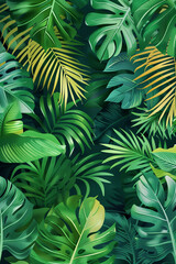 green leaves background