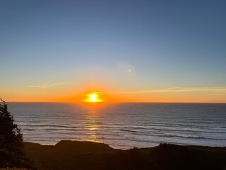 Sunset ocean view