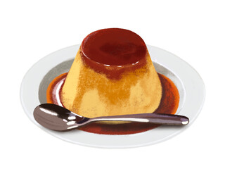 プリン（スプーン付き）