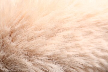 Texture of faux fur as background, closeup - obrazy, fototapety, plakaty