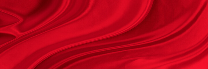Black red satin dark fabric texture luxurious shiny that is abstract silk cloth background with...