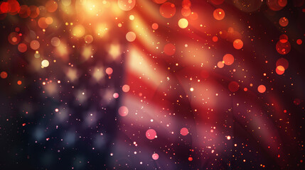 Blurry American Flag Fluttering