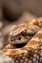 The Majestic RQ Rattlesnake: A Dance of Danger and Beauty in an Arid Landscape