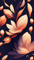 seamless pattern with flowers