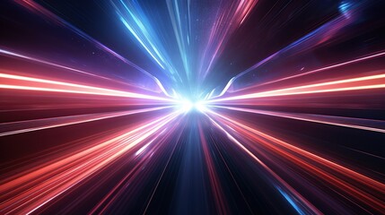 Abstract digital high speed for modern and  futuristic technology. Illustration of speed motion on dark background.