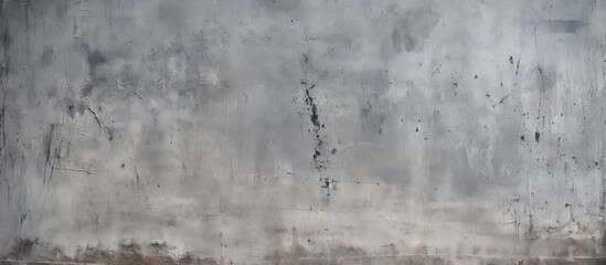 Close up of a gray wall covered in stains, resembling a landscape painting