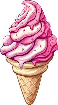 recommend clip art: ice cream cartoon style illustration