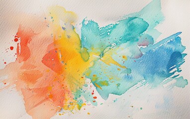 beautiful bright abstract watercolor drawing on paper drawing
