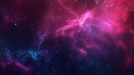 A cosmic nebula background, with swirling colors and sparkling stars, capturing the ethereal beauty of outer space.