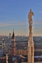Milano city view