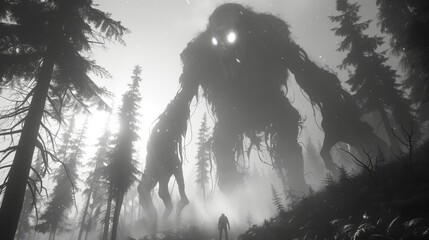 Confronting a Massive Demon in the Misty Jungle Encounter