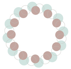 It is an illustration icon made of a circle.