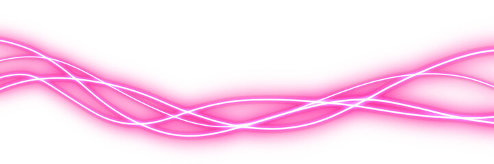 beautiful pink neon line flash effect