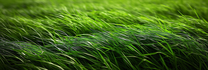green grass background at the beginning of summer