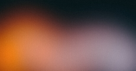 Grainy color gradient backgroundorang orange gray noise textured glowing vibrant cover header poster design
