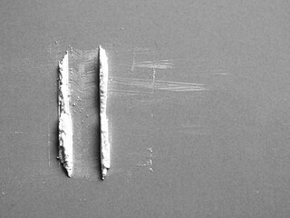 Cocain Divided Drug Speed, Narcotic Methamphetamine Addiction Abuse Criminal.