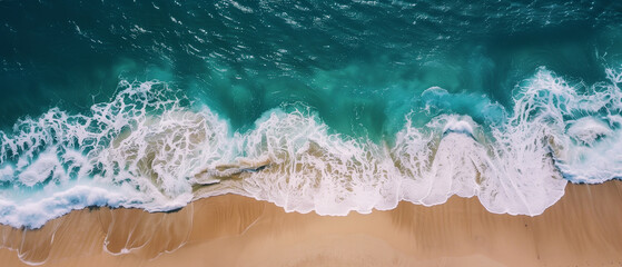 coastline top view for background