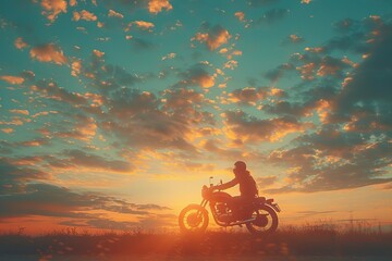 motorbike motorcycle biking travel road ride freedom biker sport sunset person lifestyle transportation nature motor adventure