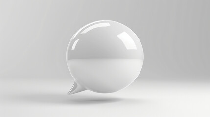 AI art, simple speech bubble background