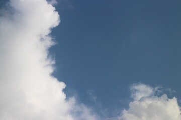 blue sky with cloud