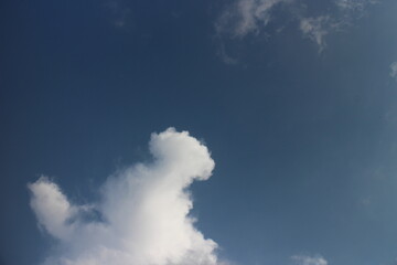 blue sky with clouds