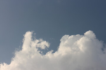 Blue sky background with clouds