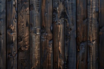 Dark Burnished Wooden Panel Texture