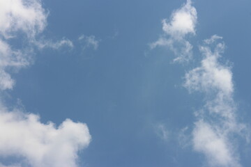 white cloud on blue sky background