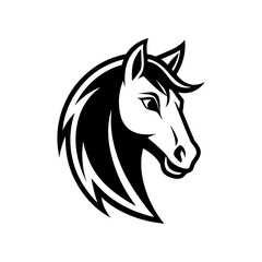 horse head silhouette