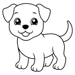 dog, cartoon, illustration 