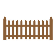 Fence icon set. Simple vector for web design isolated on white background.