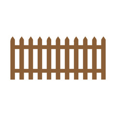 Fence icon set. Simple vector for web design isolated on white background.