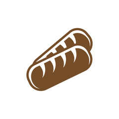 Bread icon design template isolated illustration