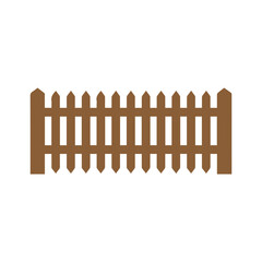 Fence icon set. Simple vector for web design isolated on white background.