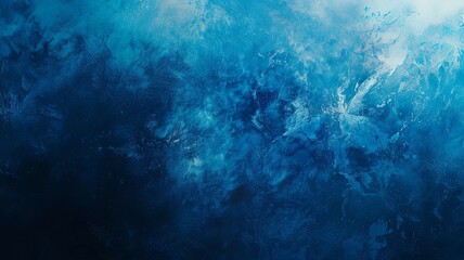 Fototapeta na wymiar Abstract blue textured background art - A visually captivating abstract background with varying shades of blue, resembling an ocean or a painted canvas