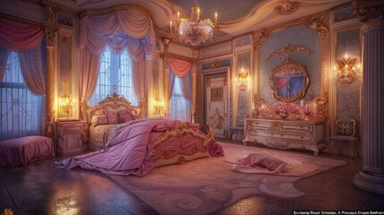 A contemporary bedroom with floor-to-ceiling glass windows