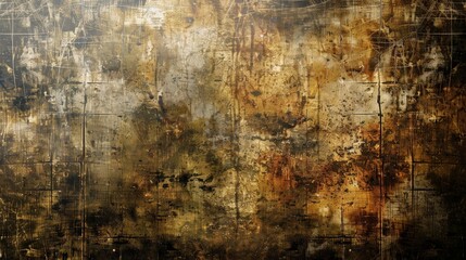 A grunge texture with scratches, stains, and rough edges, providing an edgy and raw counterpoint to the main subject.