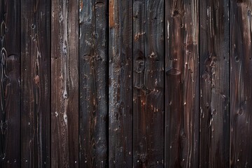Rustic Dark Wooden Plank Texture