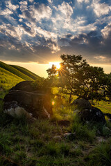 beautiful sunrise full of color to enjoy and take photographs