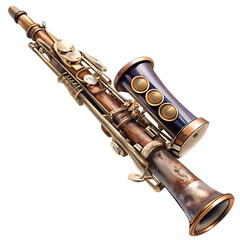 Fototapeta premium clarinet transparent background