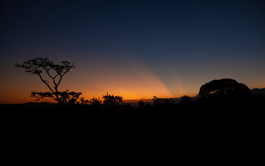 beautiful sunrise full of color to enjoy and take photographs