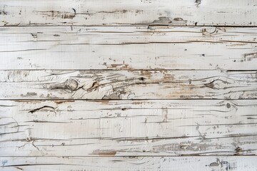 Rustic White Wooden Planks Texture