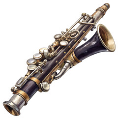 Obraz premium clarinet transparent background