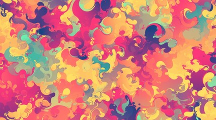 A vibrant and captivating pattern of abstract colors designed for a textured background - obrazy, fototapety, plakaty