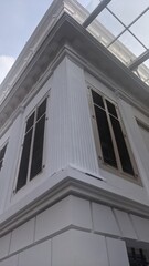 windows of an old building