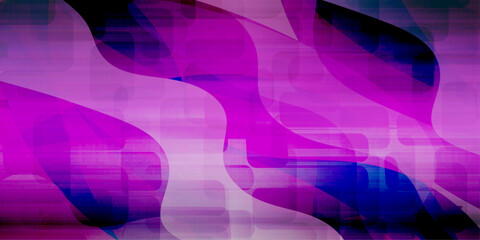 紫の幾何学模様の背景　アブストラクト背景イラスト - obrazy, fototapety, plakaty