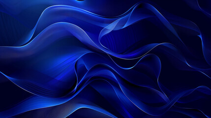 Obraz premium Modern dark blue background with abstract shapes dynamic