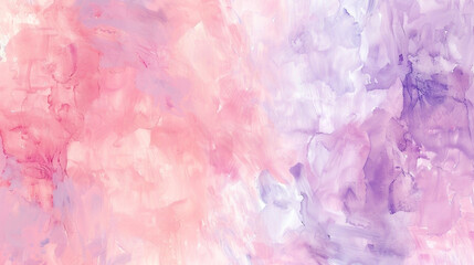 Tranquil abstract background in pastel pinks and lavenders in modern gouache wallpaper.