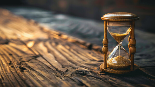 Generate a unique background highlighting the importance of time management in business,